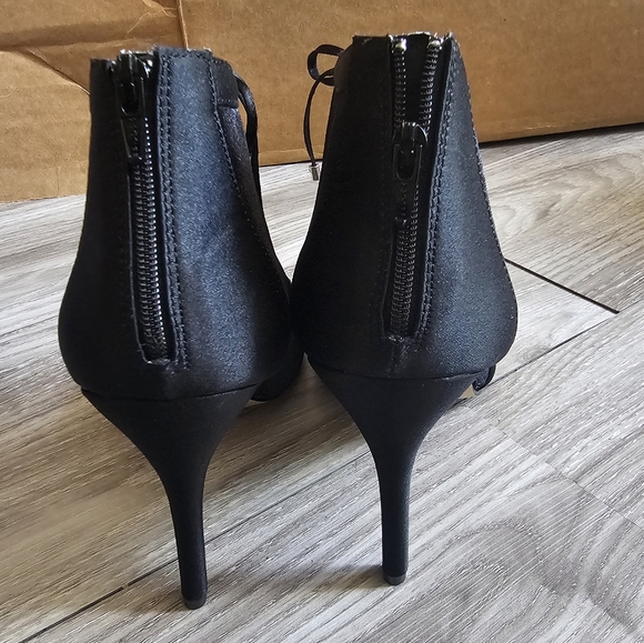 Nina Cherie Illusion Sandal Heel Sz: 7.5 - Black - Picture 14 of 16